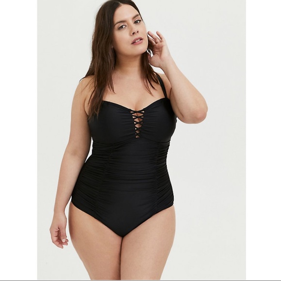 torrid Other - NWT TORRID PLUS Black Sexy Swim Suit 3X